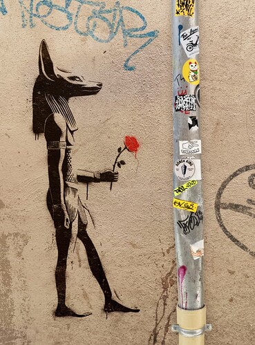 Anubis Street art SAMPLE